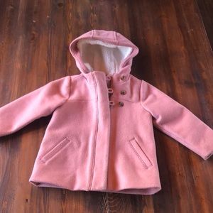 Old Navy pink hooded jacket 3T